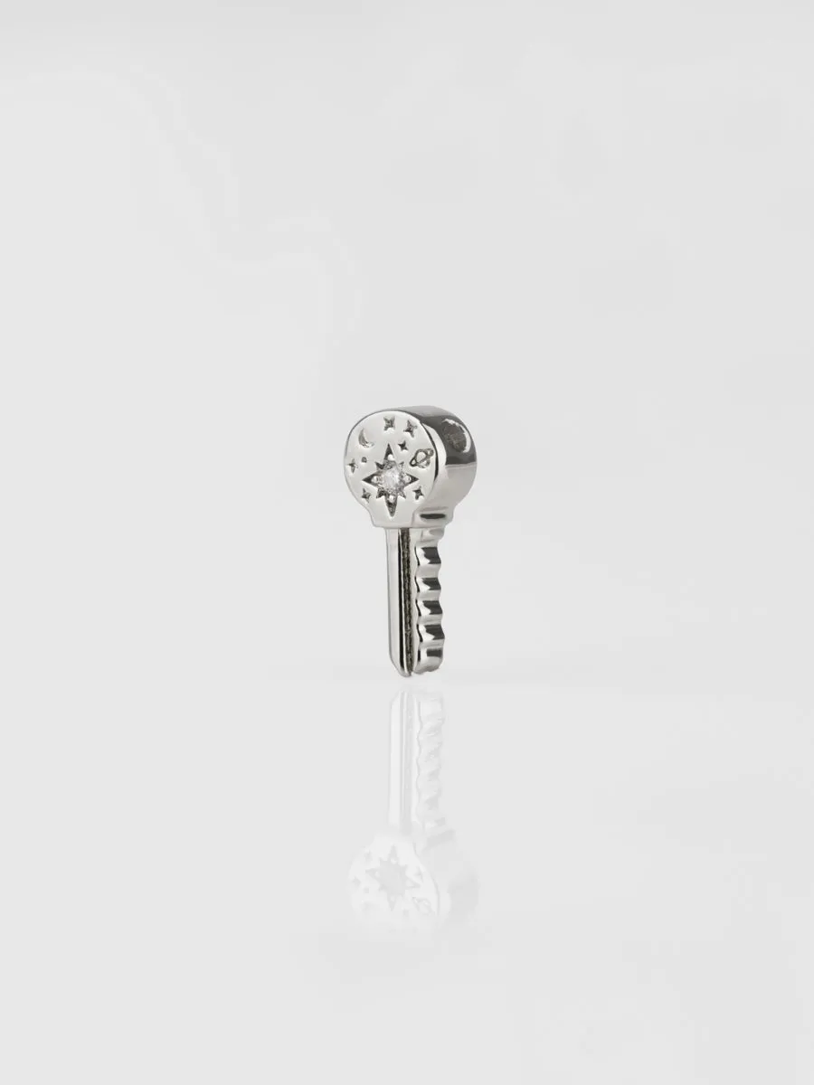 Universe Key Silver Charm sold by Wanderlust and Co product image thumbnail 4