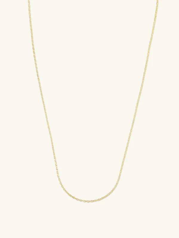 Gold Sliding Classic Chain Necklace sold by Wanderlust and Co