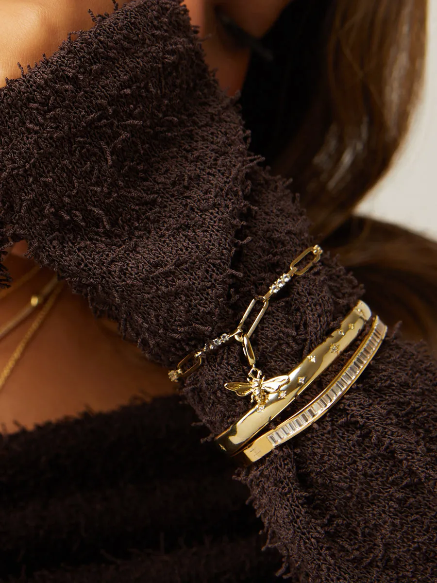 Bee Gold Charm sold by Wanderlust and Co product image thumbnail 2