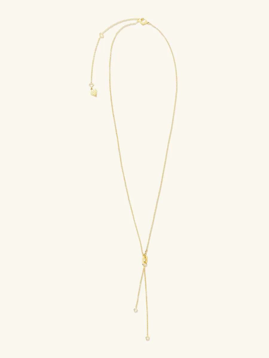 Lariat Gold Necklace sold by Wanderlust and Co product image thumbnail 4