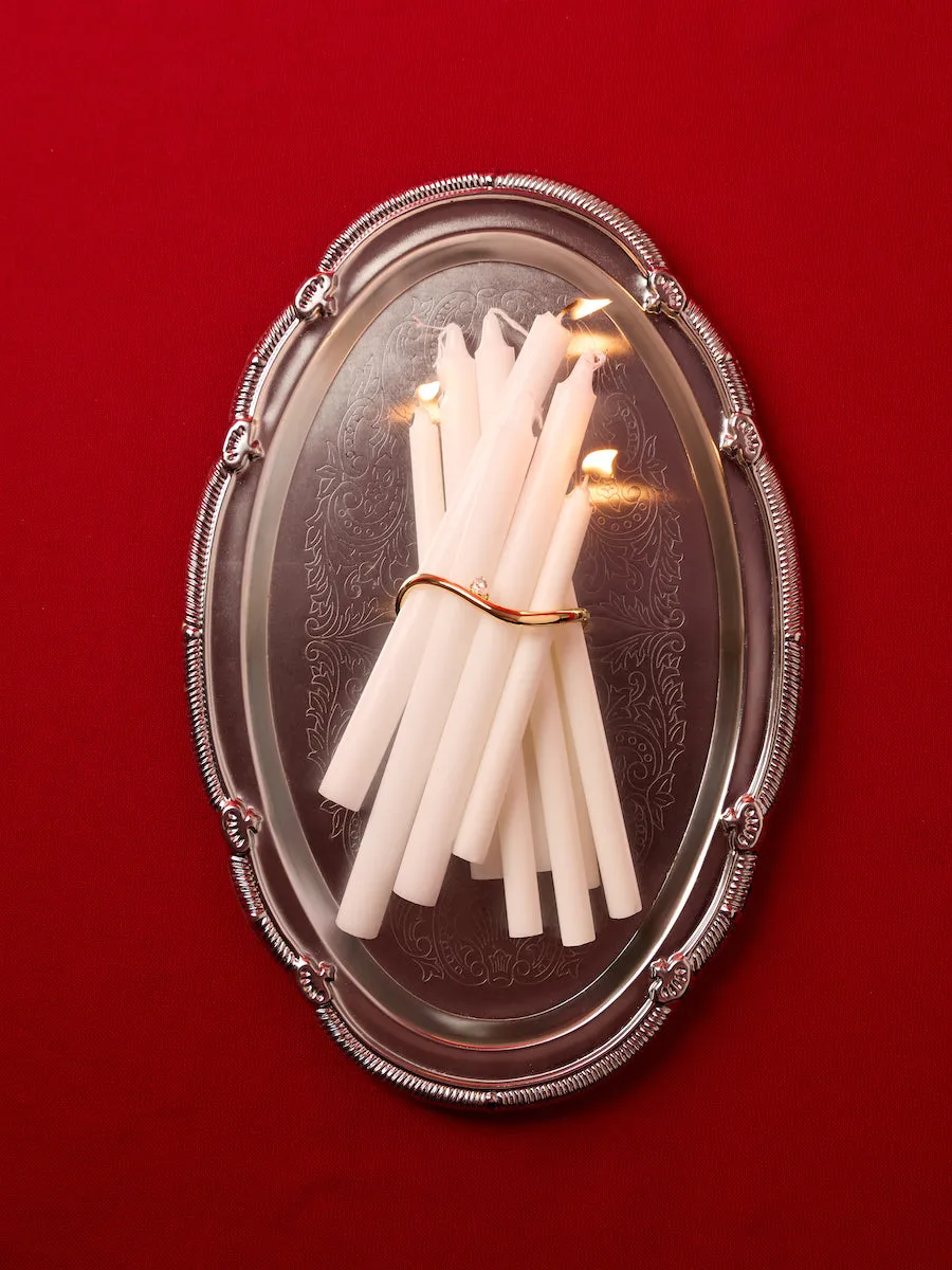 Flow Diamante 14K Gold Vermeil Bangle sold by Wanderlust and Co product image thumbnail 3