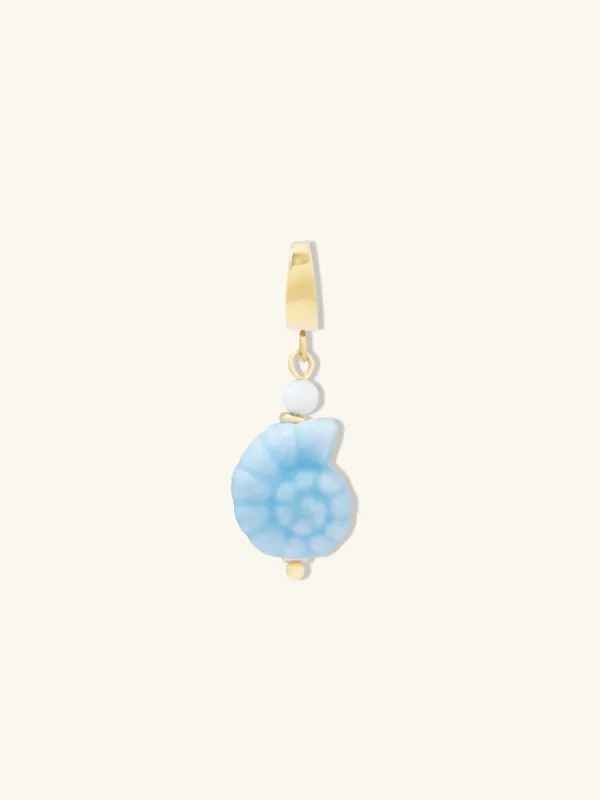 Shell Ceramic Sky Charm made by Wanderlust and Co