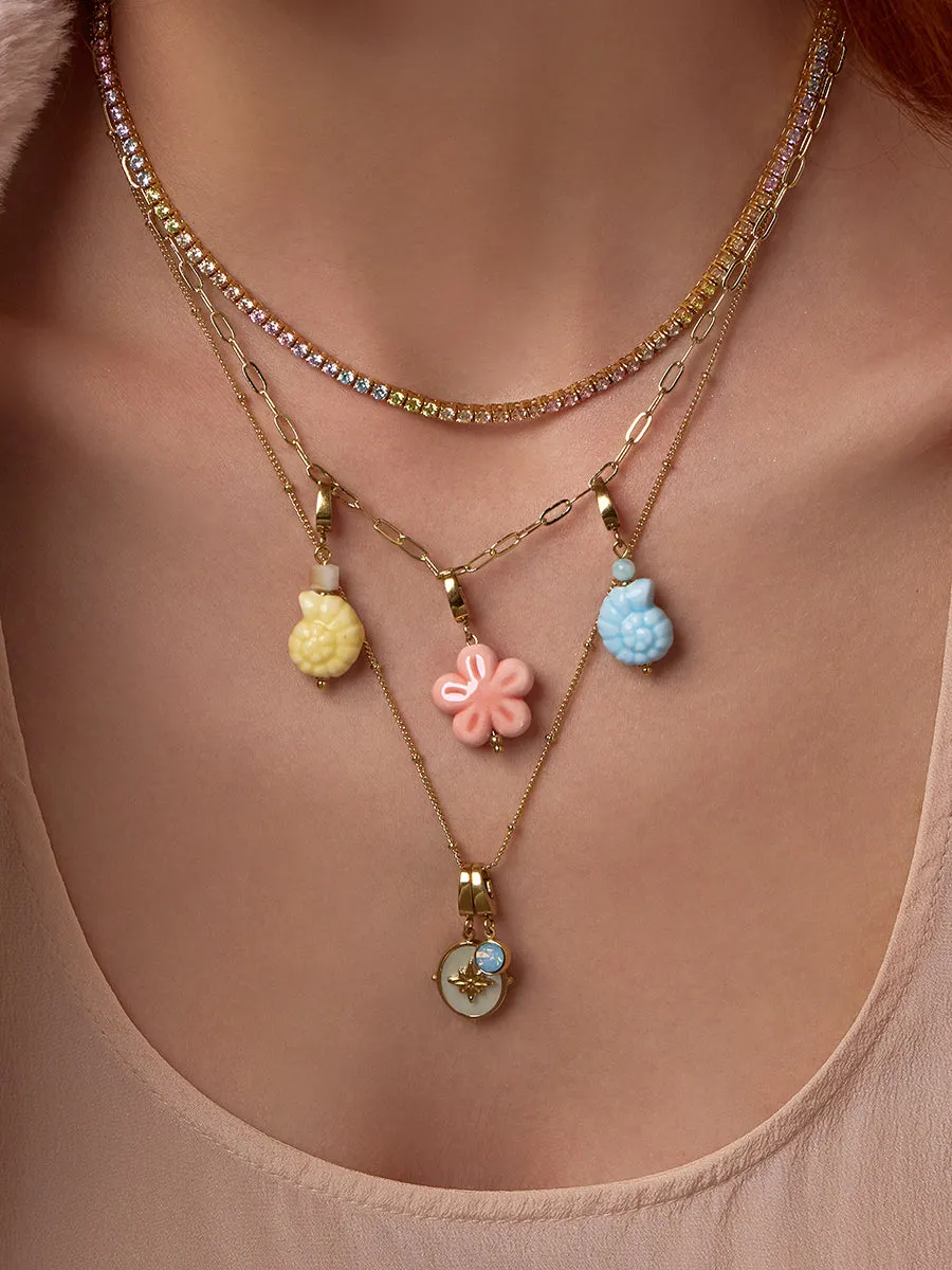 Sakura Ceramic Coral Charm sold by Wanderlust and Co product image thumbnail 2
