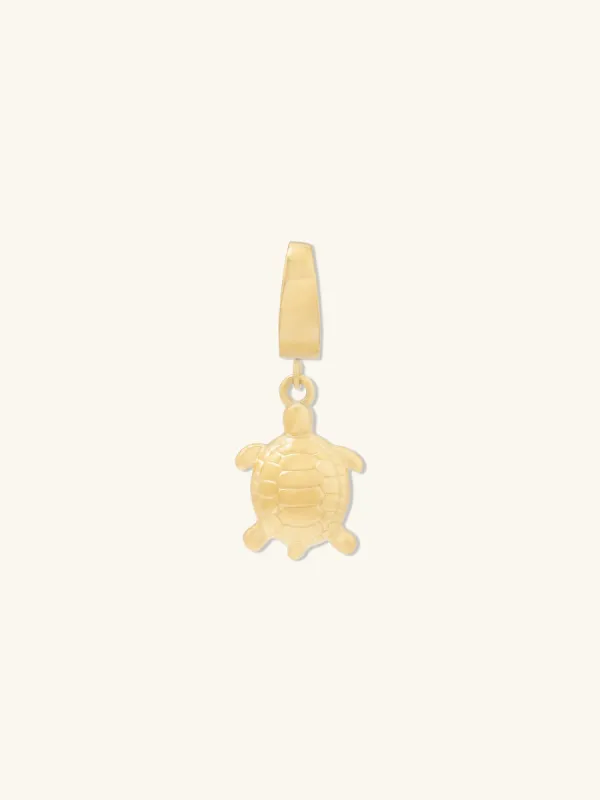 Turtle Gold Charm made by Wanderlust and Co