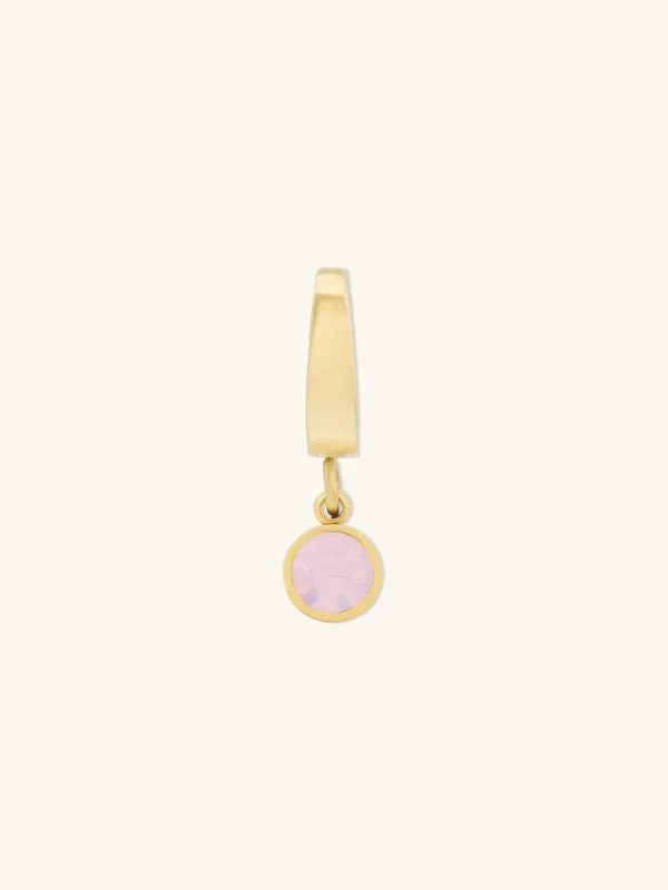 Diamante Blush Gold Charm made by Wanderlust and Co