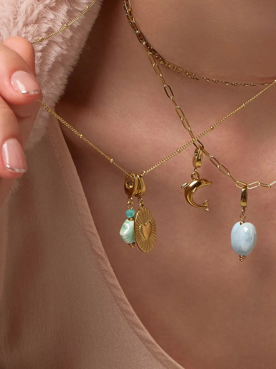 Heart Seeker Gold Charm sold by Wanderlust and Co product image thumbnail 2