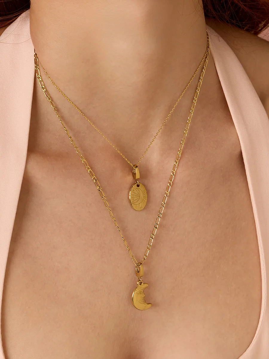 Luna Gold Charm sold by Wanderlust and Co product image thumbnail 2