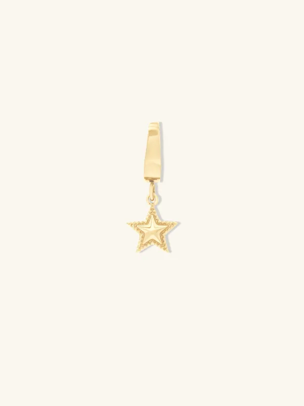 Petite Star Gold Charm sold by Wanderlust and Co