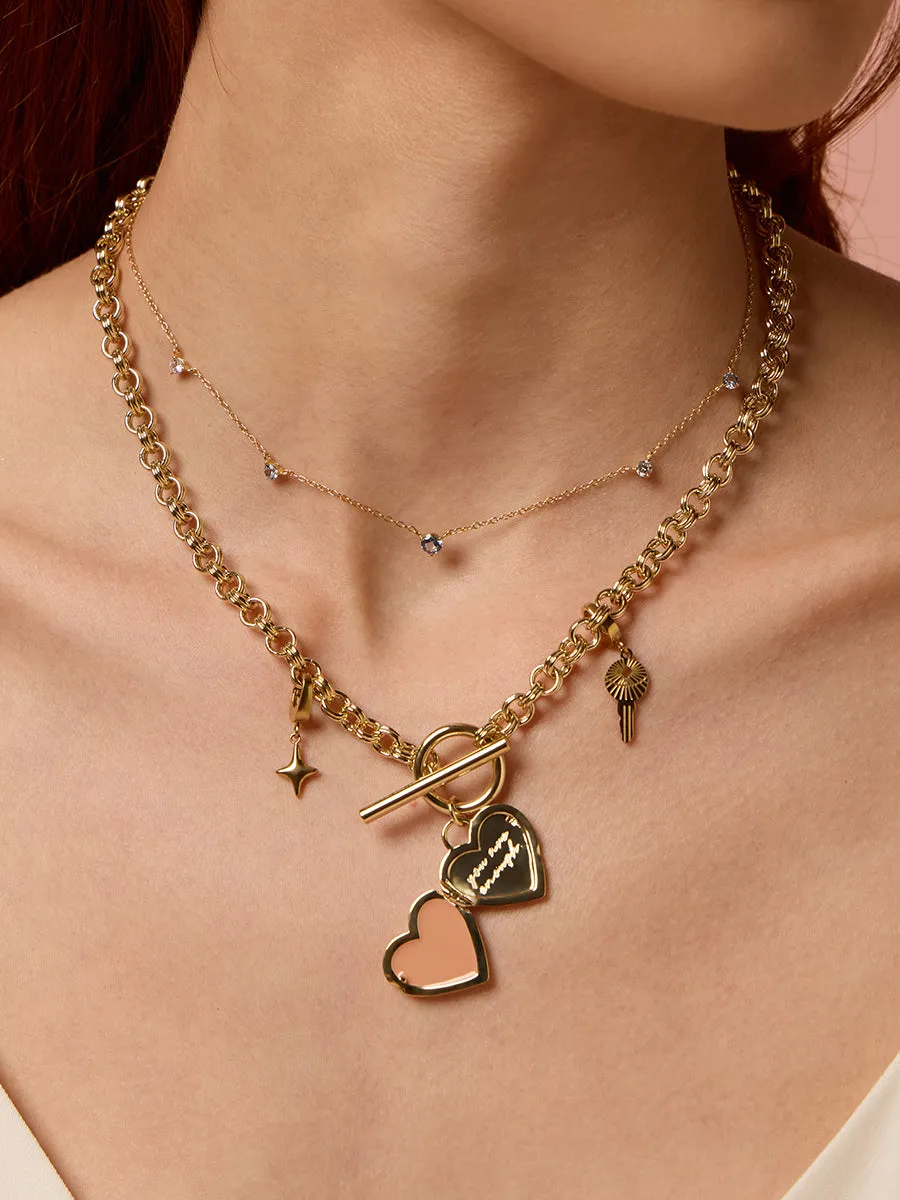 Petite Key Gold Charm sold by Wanderlust and Co product image thumbnail 2