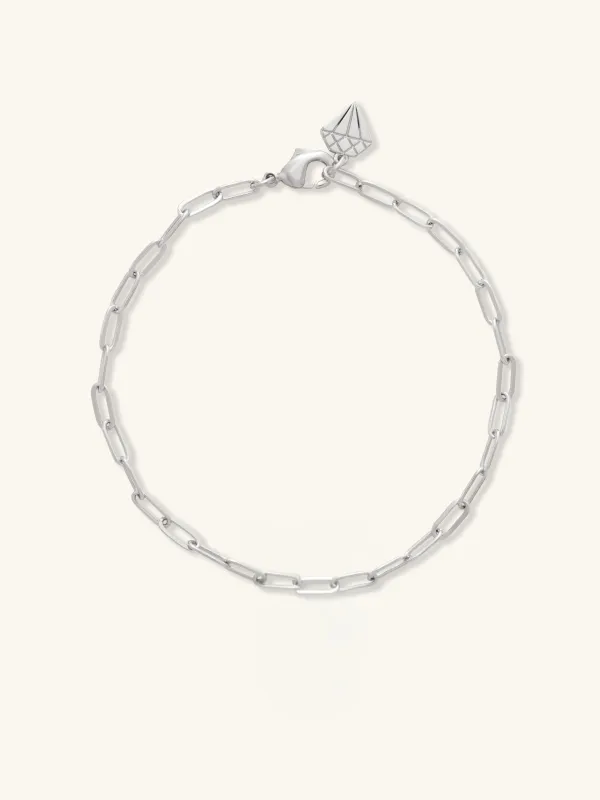 Petite Harper Silver Bracelet sold by Wanderlust and Co