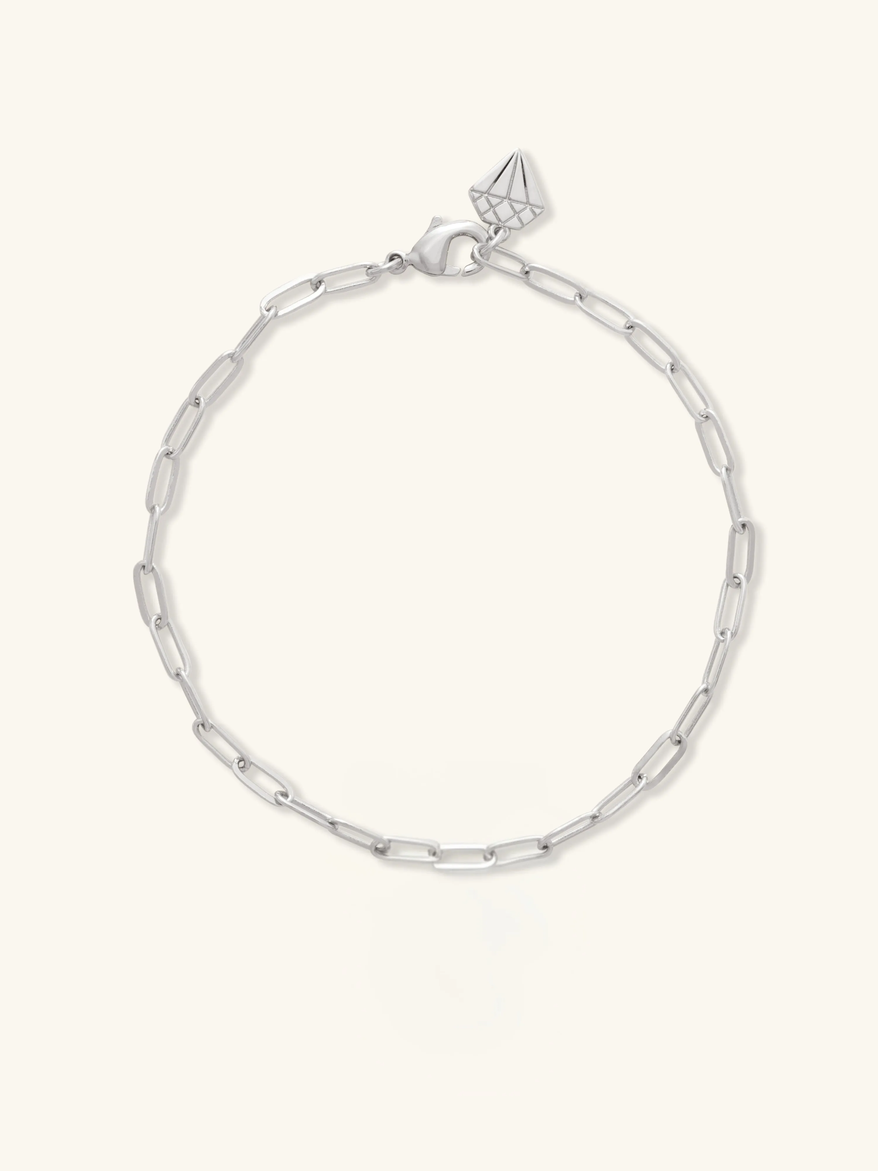 Petite Harper Silver Bracelet sold by Wanderlust and Co