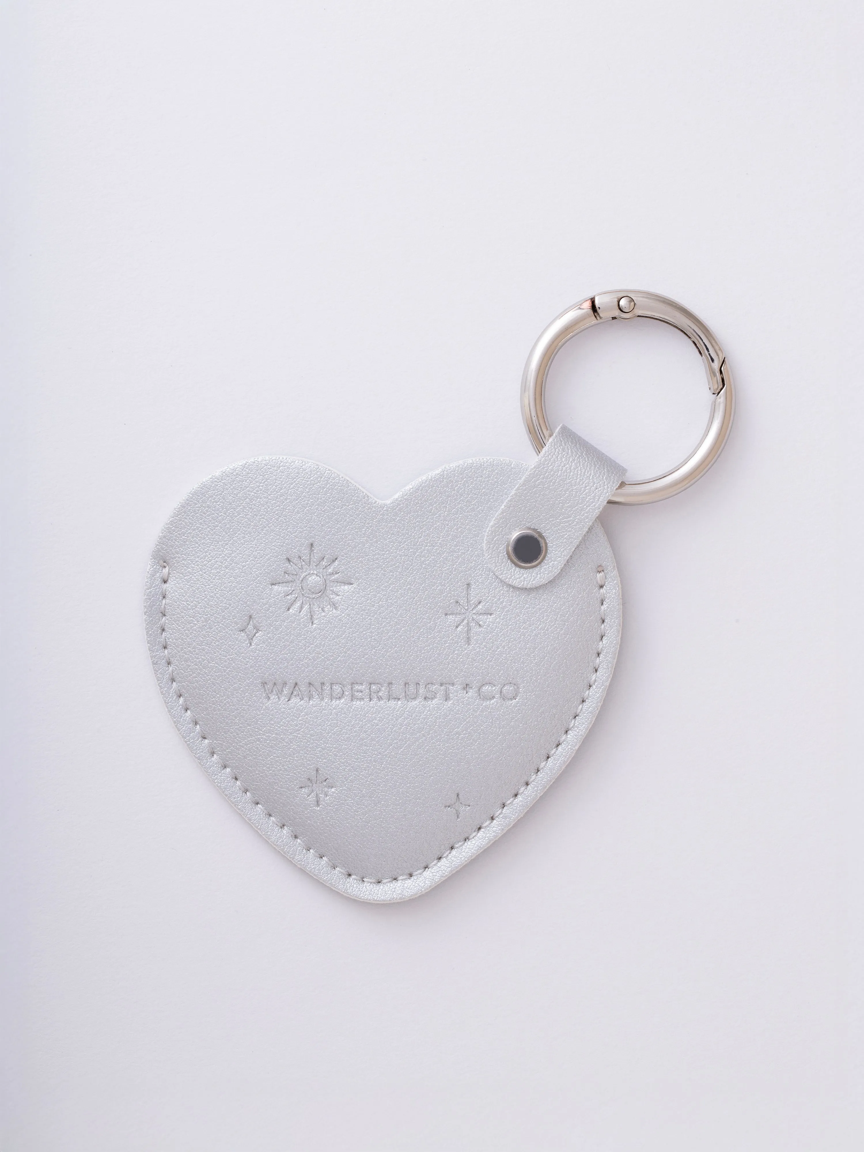 Keepsakes Heart Silver Mirror sold by Wanderlust and Co