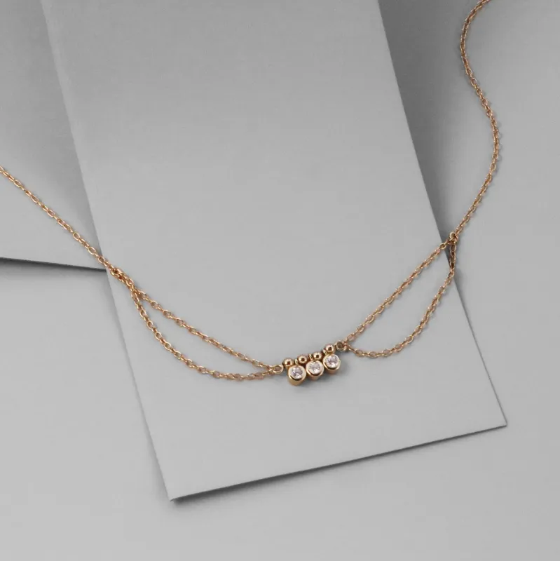 Starry Skies 14K Gold Vermeil Anklet made by Wanderlust and Co