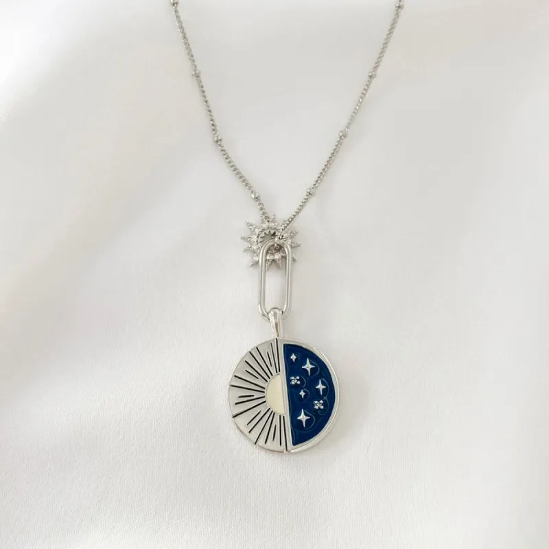 Presence Silver Necklace sold by Wanderlust and Co