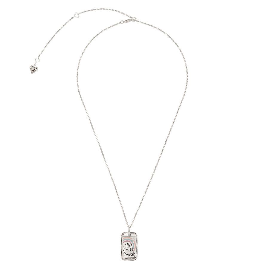 L'Imperatrice Silver Tarot Necklace sold by Wanderlust and Co product image thumbnail 8