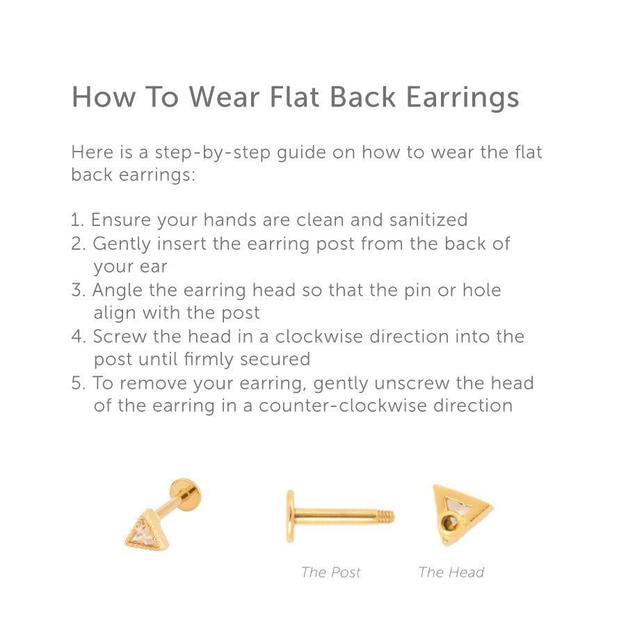 Circle Diamante Gold Flat Back Earring sold by Wanderlust and Co product image thumbnail 6