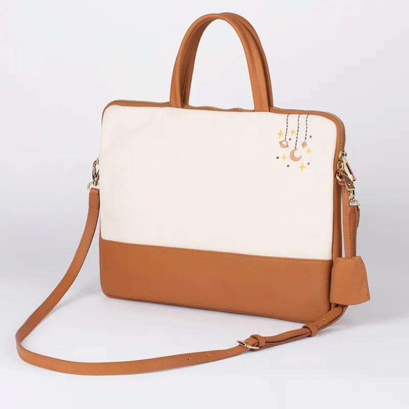 Everyday Tan Laptop Bag sold by Wanderlust and Co