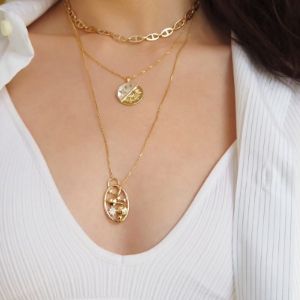 Night Skye Gold Necklace sold by Wanderlust and Co
