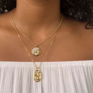 Night Skye Gold Necklace sold by Wanderlust and Co