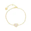 Heart Pearl & Gold Bracelet sold by Wanderlust and Co