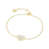 Heart Pearl & Gold Bracelet sold by Wanderlust and Co