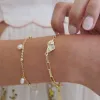 Conch Shell Gold Bracelet sold by Wanderlust and Co