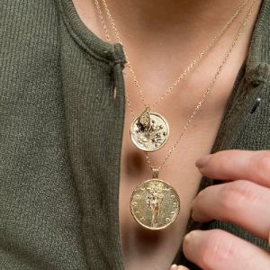Out of this World Gold Necklace sold by Wanderlust and Co
