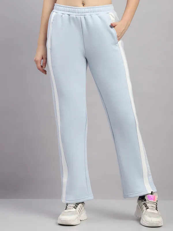 Women Sky Blue Printed Regular Fit Winter Lower sold by Monte Carlo