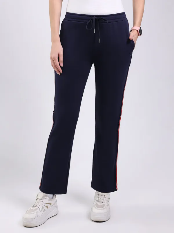 Women Navy Blue Solid Regular Fit Winter Lower sold by Monte Carlo