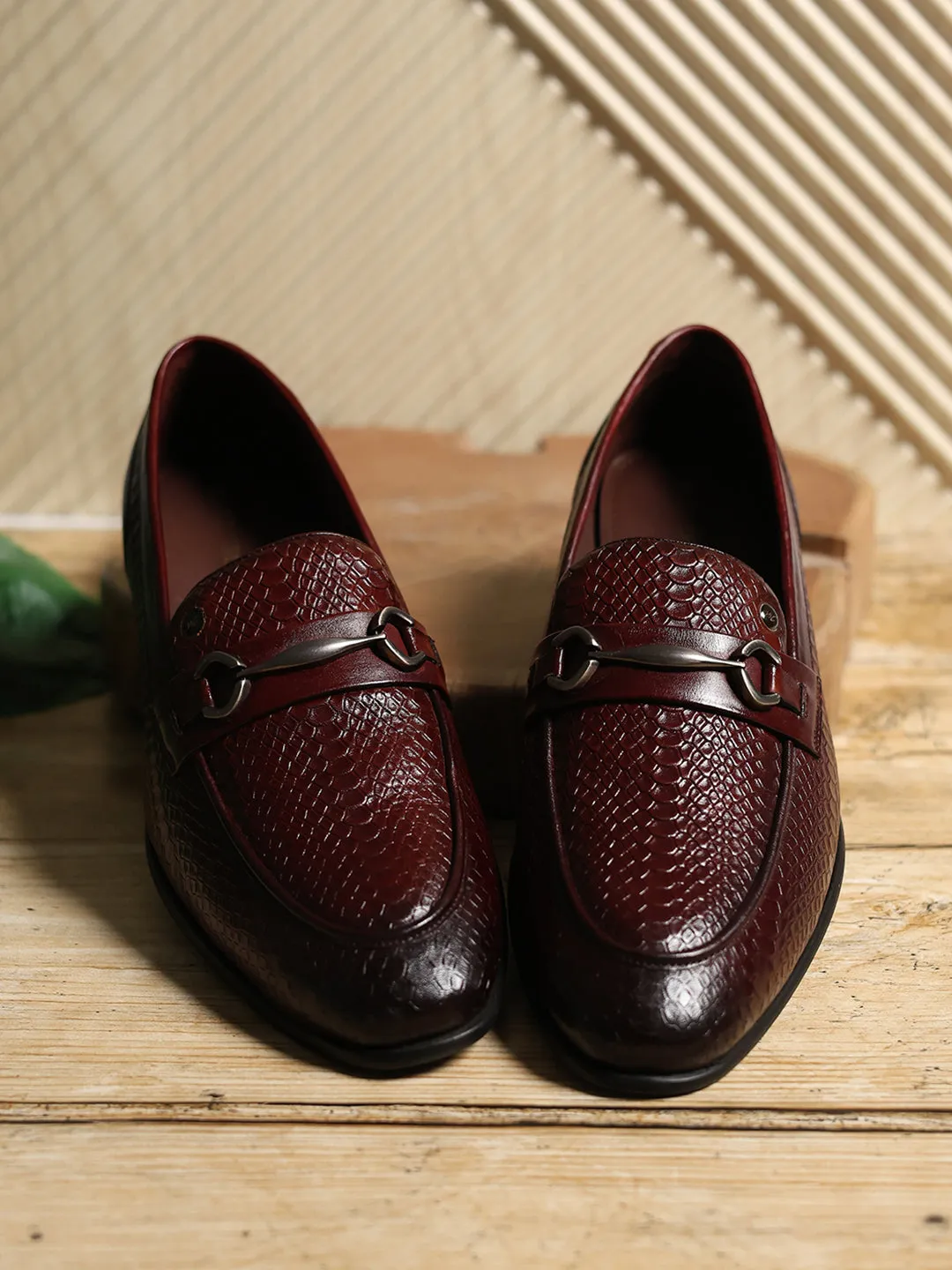 Monte Carlo Cherry Horsebit Loafers for Men sold by Monte Carlo