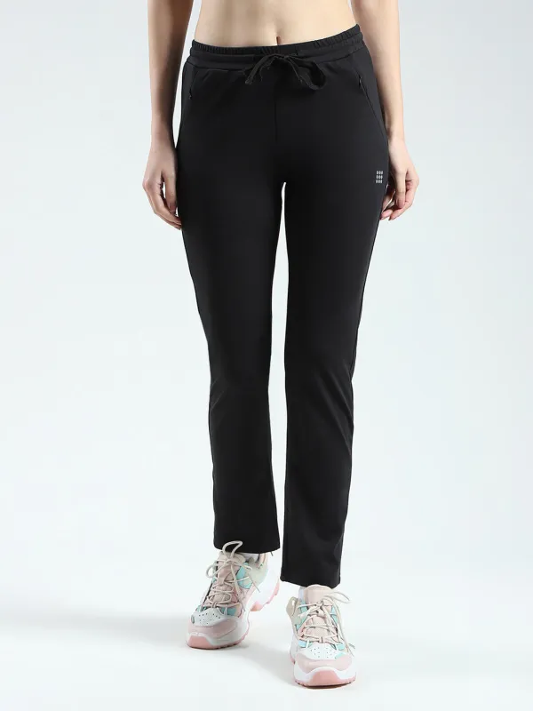 Rock.it Women Black Solid Regular Fit Lower sold by Monte Carlo