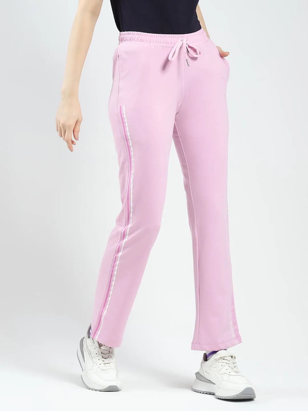 Women Purple Solid Regular Fit Lower sold by Monte Carlo product image thumbnail 5