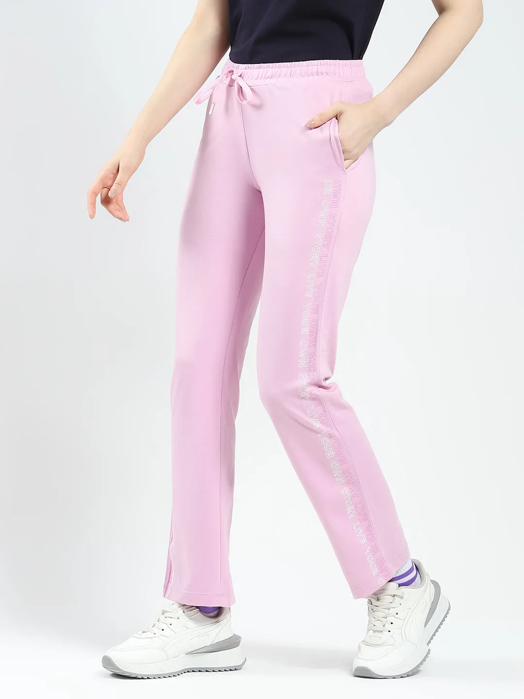 Women Purple Solid Regular Fit Lower sold by Monte Carlo product image thumbnail 4