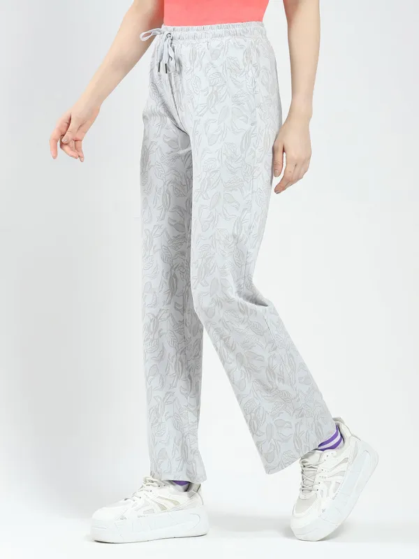 Women Grey Printed Regular Fit Lower sold by Monte Carlo