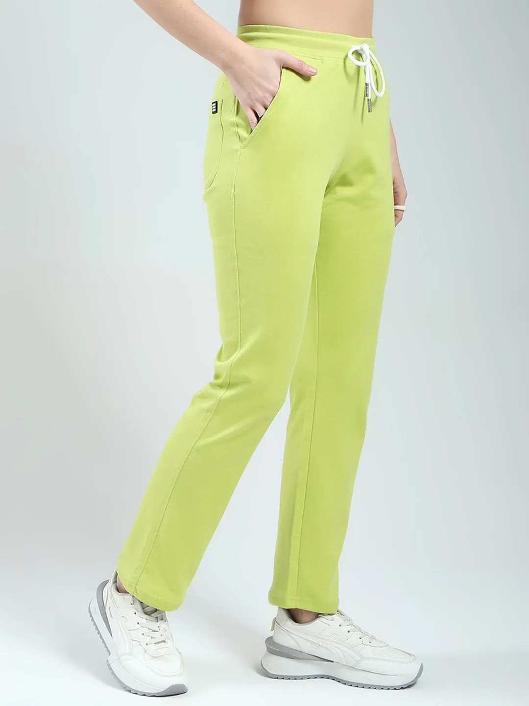Rock.it Women Green Solid Regular Fit Lower sold by Monte Carlo product image thumbnail 4