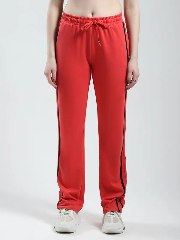 Women Red Solid Regular Fit Lower sold by Monte Carlo