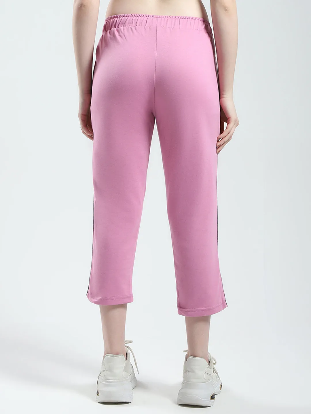 Women Pink Solid Regular Fit Capri sold by Monte Carlo product image thumbnail 5