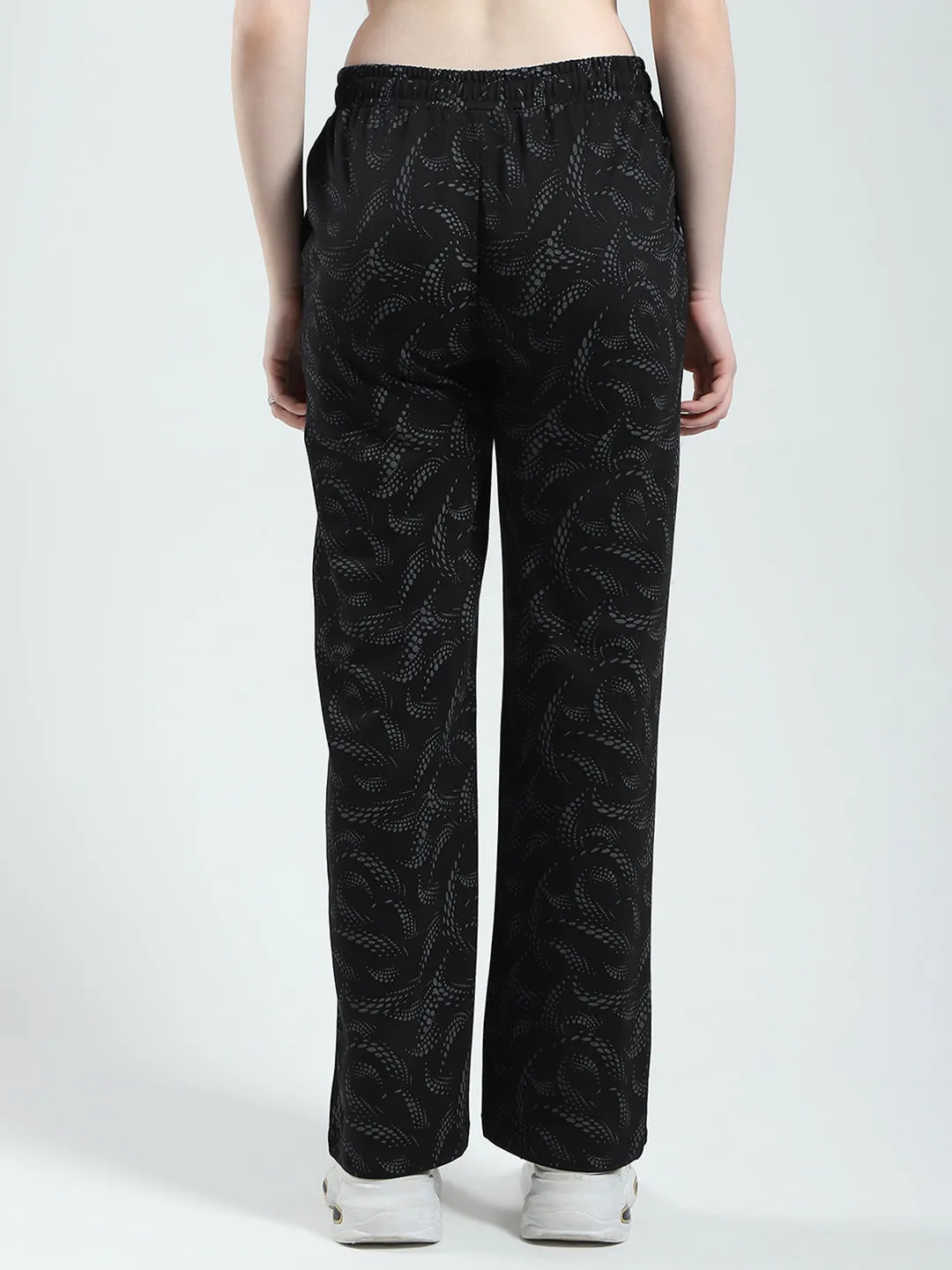Women Black Printed Regular Fit Lower sold by Monte Carlo product image thumbnail 5