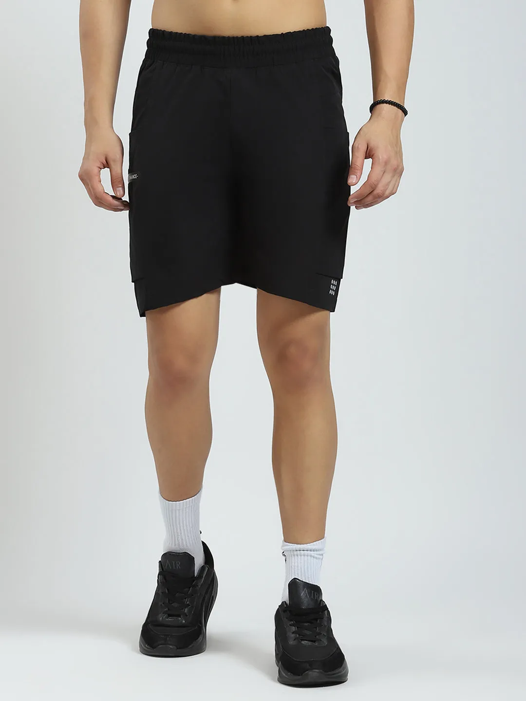 Rock.it Men Black Solid Regular Fit Short sold by Monte Carlo