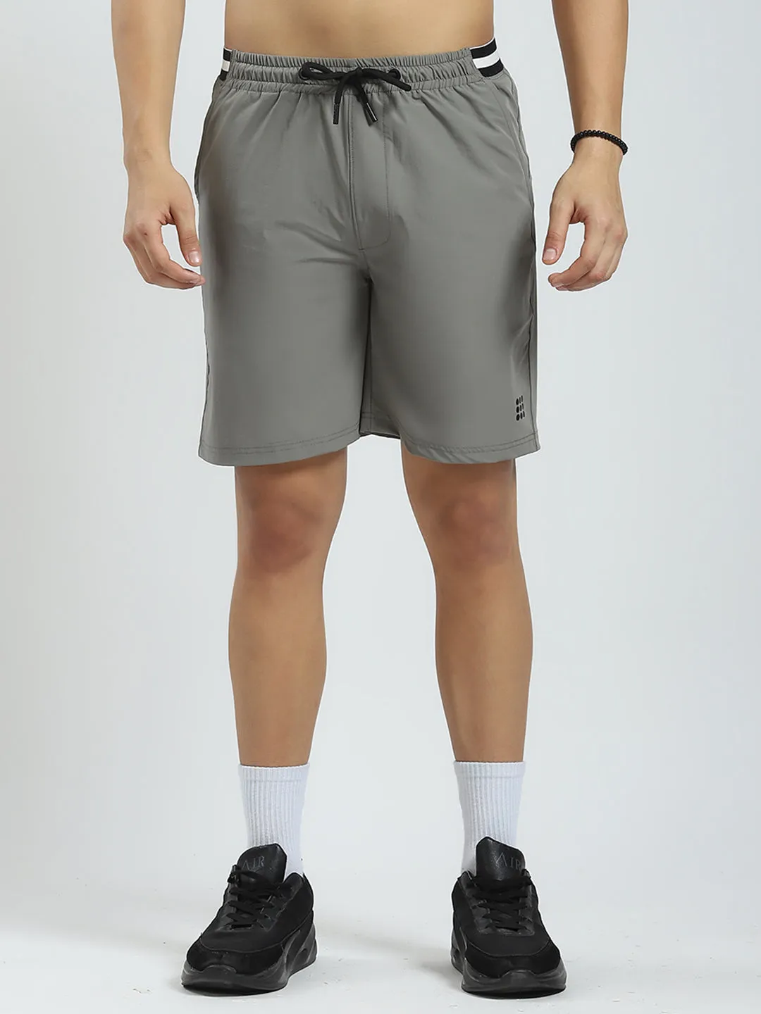 Rock.it Men Grey Solid Regular Fit Short sold by Monte Carlo