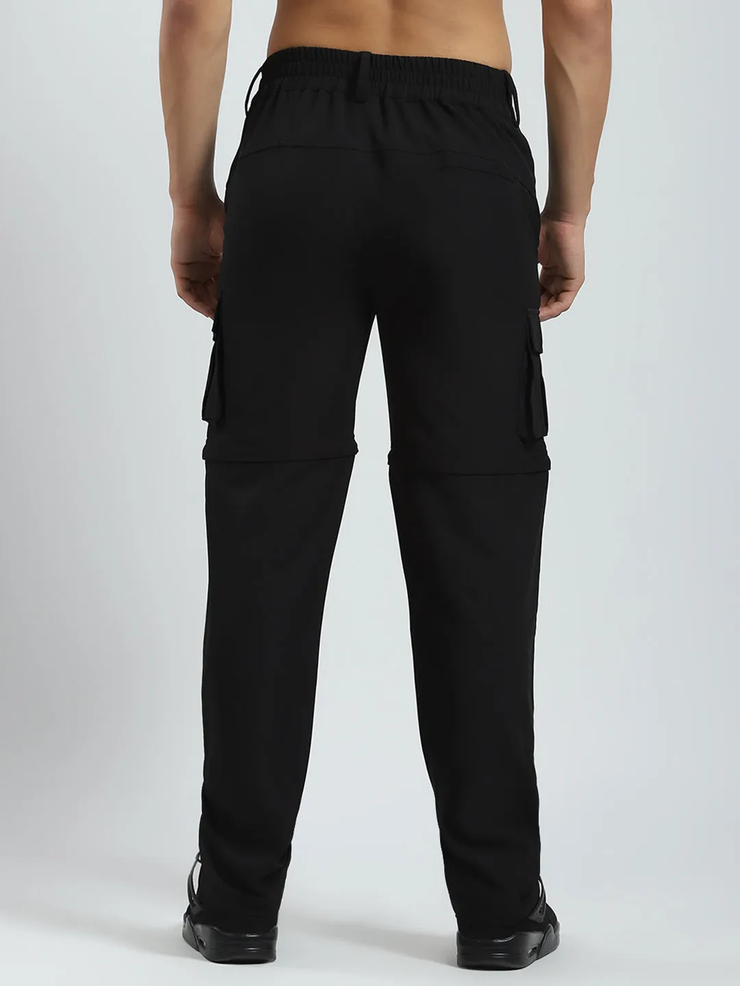 Rock.it Men Black Solid Regular Fit Cargo sold by Monte Carlo product image thumbnail 5