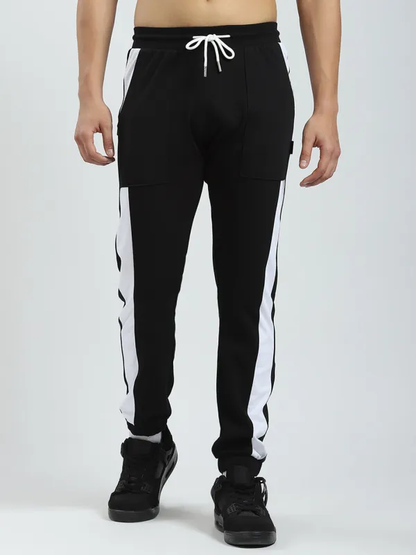 Rock.it Men Black Solid Regular Fit Jogger sold by Monte Carlo