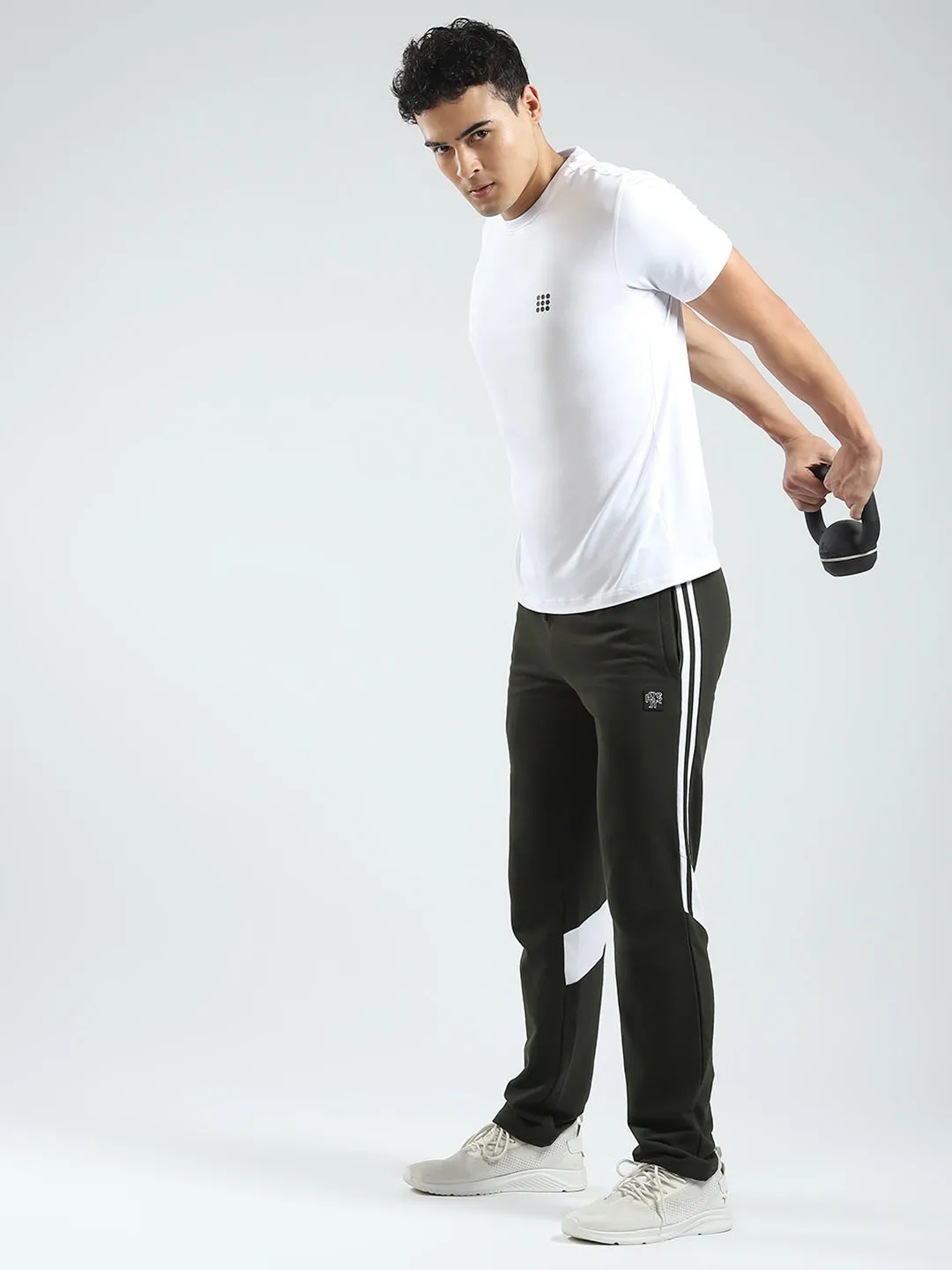 Rock.it Men White Solid Round Neck Half Sleeve T-Shirt sold by Monte Carlo product image thumbnail 2