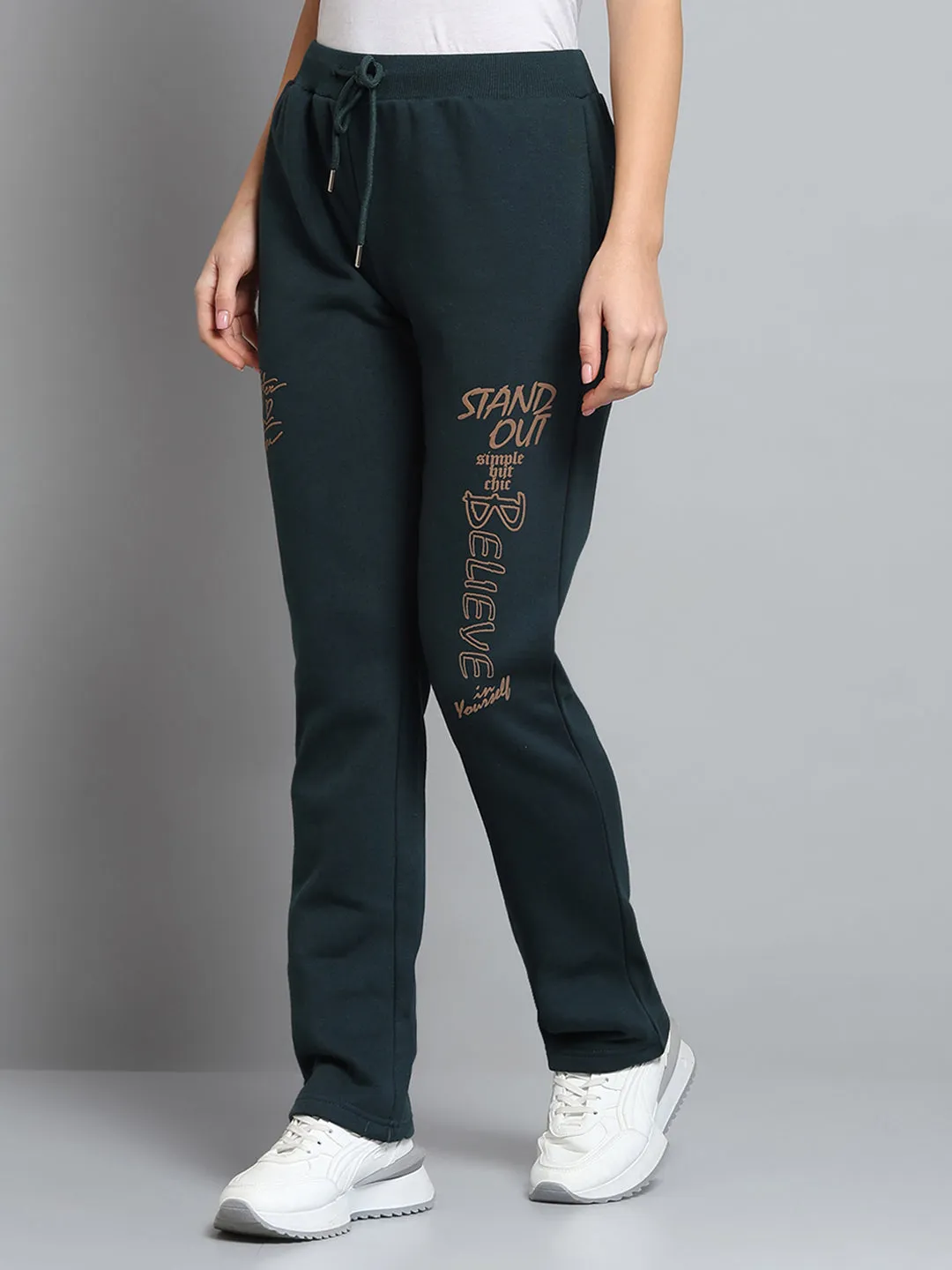 Women Green Printed Regular Fit Winter Lower sold by Monte Carlo product image thumbnail 3