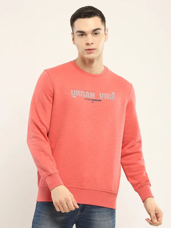 Men Coral Printed Round Neck Full Sleeve Sweatshirt sold by Monte Carlo