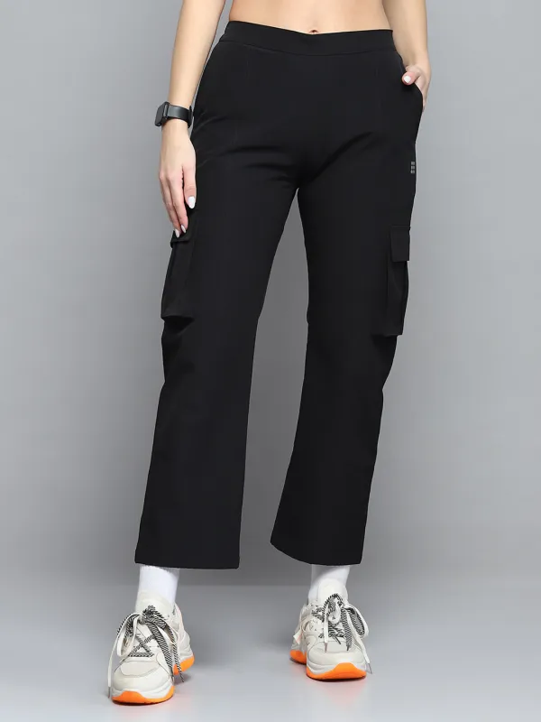 Rock.it Women Black Solid Regular Fit Lower sold by Monte Carlo