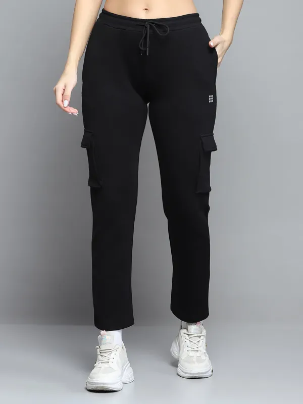 Rock.it Women Black Solid Regular Fit Lower sold by Monte Carlo