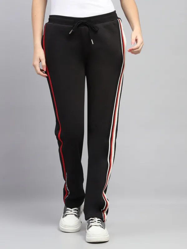 Women Black Solid Regular Fit Lower sold by Monte Carlo