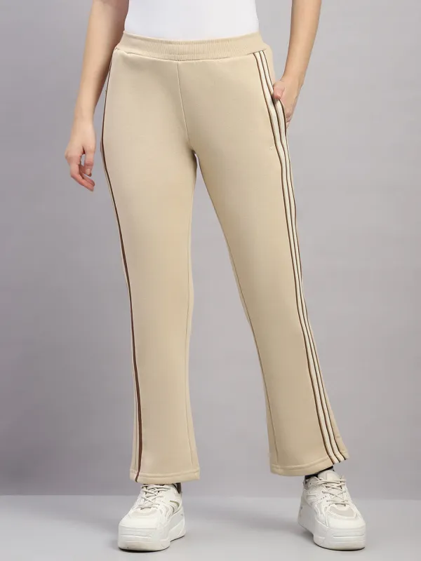 Women Beige Solid Regular Fit Winter Lower sold by Monte Carlo