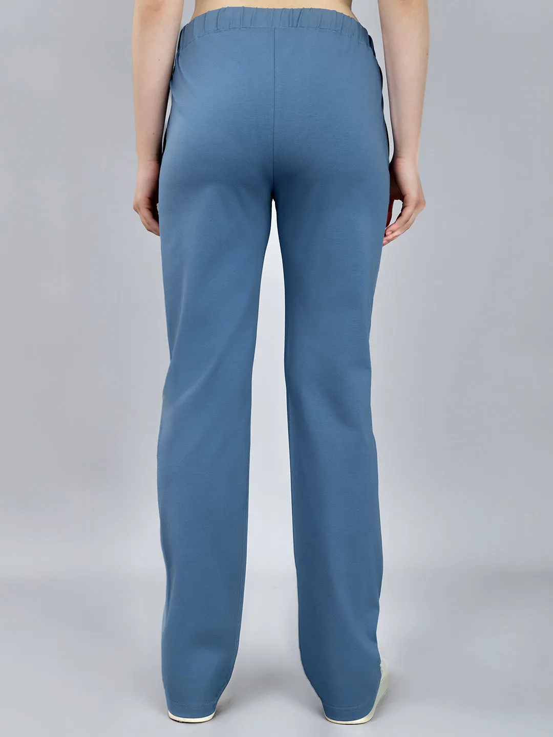 Women Blue Solid Regular Fit Lower sold by Monte Carlo product image thumbnail 5
